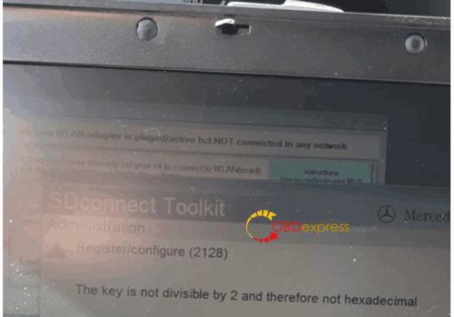 SDconnect toolkit error
